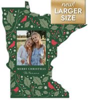 Birds and Greenery Border - Large (5.51 x 6.18) Front