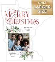 Merry Typography- Large (5.51 x 6.18) Front