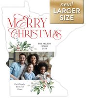 Merry Typography- Large (5.51 x 6.18) Front