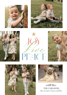 Joy Love Peace Tree Front