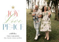 Joy Love Peace Tree Front