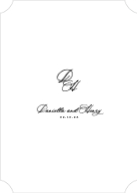 Sophisticated Elegance (Shaped Cut) Back