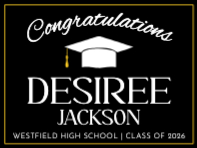 Grad Cap Congratulations (24 x 18)