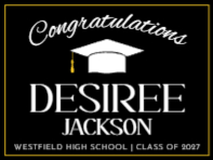 Grad Cap Congratulations (24 x 18)