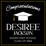 Grad Cap Congratulations (20 x 20)