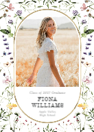 Wildflower Oval Front
