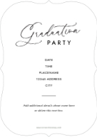 Script Above (Shaped Cut) Back