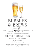 Bubbles & Brews Couple's Shower Front