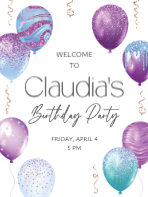 (18 x 24) Glitzy Balloons