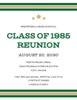 School Spirit Reunion Front