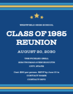 School Spirit Reunion Front