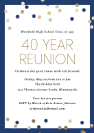 Golden Confetti Reunion Front