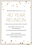 Golden Confetti Reunion Front