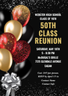 Black and Gold Balloons Front