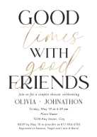 Good Times Good Friends Front