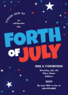 Fourth of July Fireworks Front