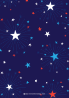 Fourth of July Fireworks Back