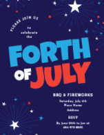 Fourth of July Fireworks Front