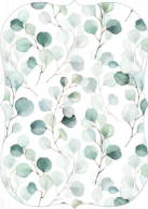 Soft Eucalyptus (Shaped Cut) Back