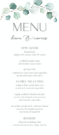 Soft Eucalyptus (Menu) Front