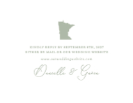 Minnesota Icon RSVP Back