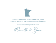 Minnesota Icon RSVP Back