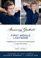 Legacy - Academy of Holy Angels Front