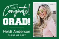 (72 x 48) Cap Congrats!
