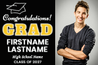 (72 x 48) Graduation Congrats!