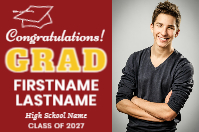 (72 x 48) Graduation Congrats!