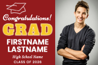 (72 x 48) Graduation Congrats!