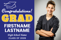 (72 x 48) Graduation Congrats!