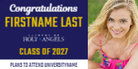 (48 x 24) Classic Logo, Holy Angels