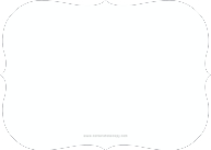 Script and Snow (Shaped Cut) Back