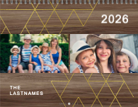 2026, Rustic Geo Woodgrain