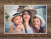 2026, Rustic Geo Woodgrain