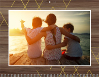 2026, Rustic Geo Woodgrain