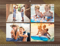 2026, Rustic Geo Woodgrain