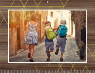 2026, Rustic Geo Woodgrain