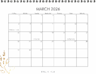 2026 Watercolor Floral