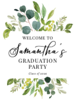 (18 x 24) Framed Greenery Branches