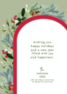 Winter Foliage with Arch Back