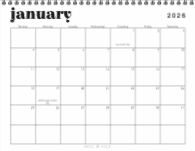 2026, Bold Typography