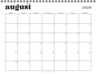 2026, Bold Typography