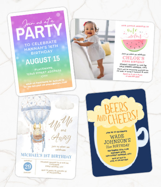 Birthday Party Invitations