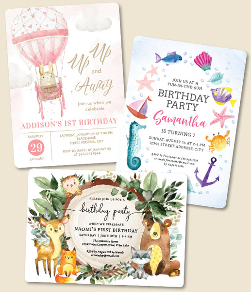 Children's Birthday Invitations