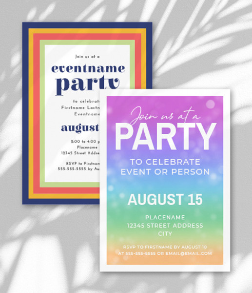 Invitations for Any Occasion