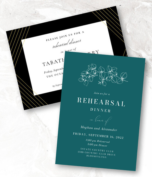 Wedding Rehearsal Invitations
