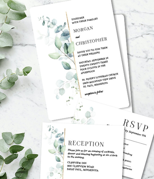 Wedding Invitations and enclosures