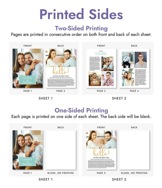 Printed Sides